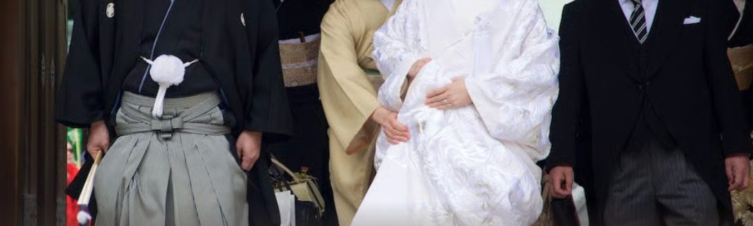 和装での結婚式の様子
